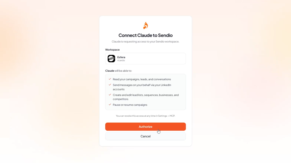 Authorize and confirm